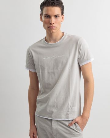 GREY MEN'S T-SHIRT 1D25SS4055SS0105