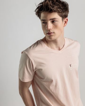 PINK MEN'S T-SHIRT 1D25SS4036SS0106