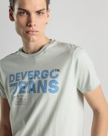 BLUE MEN'S T-SHIRT 1D25SS4060SS0105