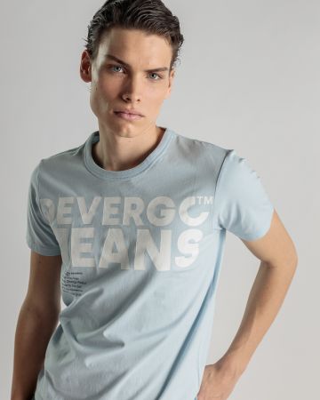 BLUE MEN'S T-SHIRT 1D25SS4022SS0124