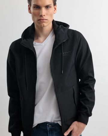 BLACK MEN'S TRANSITIONAL JACKET 1D25SS7002KA1201