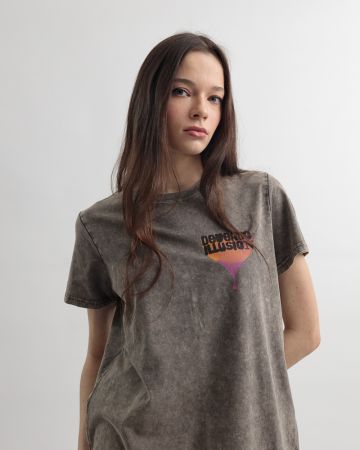 GREY WOMEN'S T-SHIRT 2D25SS4550SS0224
