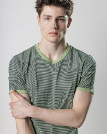 BLUE MEN'S T-SHIRT 1D25SS4024SS0106