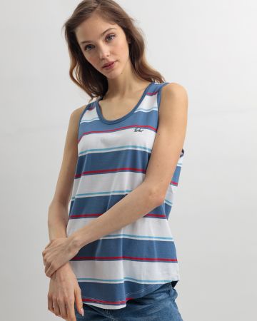 BLUE WOMEN'S TOP 2D25SS4517SL0105