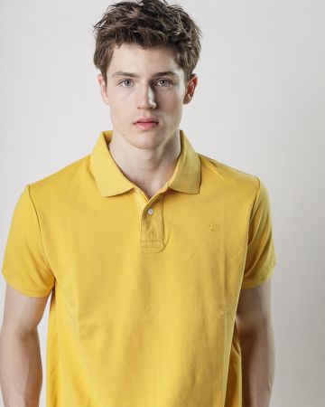 YELLOW MEN'S T-SHIRT 1D25SS4009SS2406