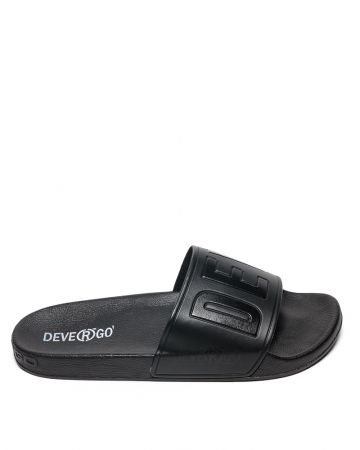 BLACK MEN'S SLIDES - CARAVEL DE25SS2026PU SY
