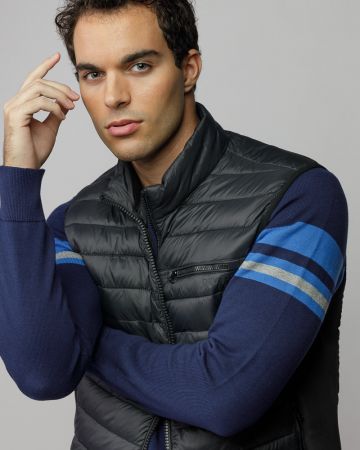 BLACK MEN'S VEST 1D25FW7017SL1600