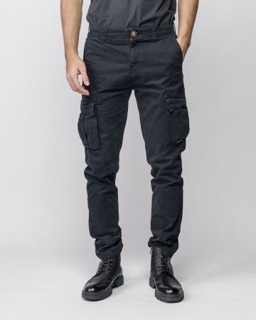 BLACK MEN'S SIDE POCKET PANTS 1D25FW1002LP6101