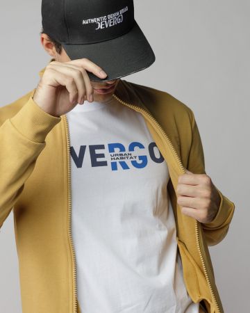 YELLOW MEN'S ZIP SWEATER 1D25FW4093KA0705