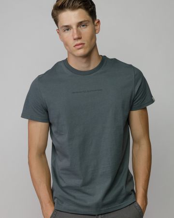 GREY MEN'S SHORT SLEEVE T-SHIRT 1D25FW4045SS0104