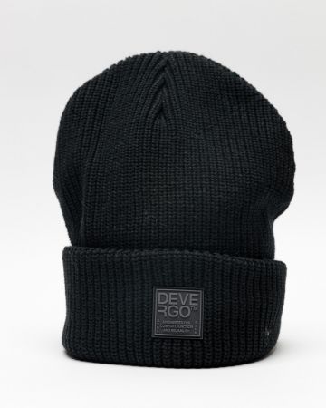 BLACK MEN'S KNITTED CAP 1D25FW8004HA1101