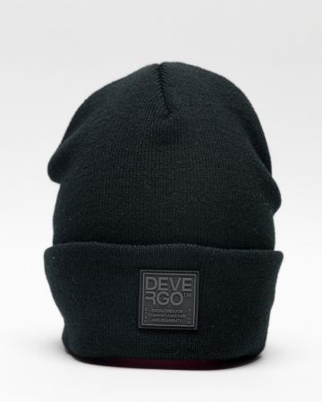 BLACK MEN'S KNITTED CAP 1D25FW8011HA1100
